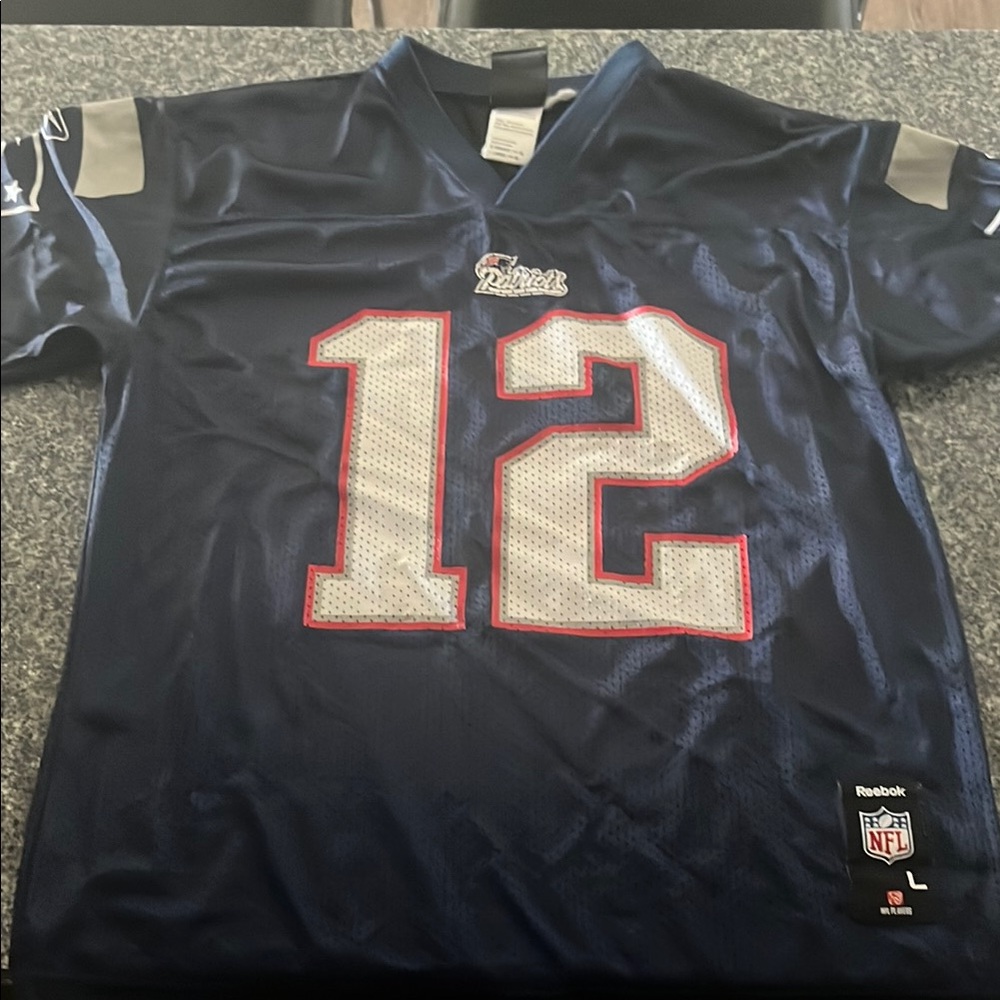 Reebok NFL Jersey Navy Blue
